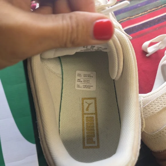 Puma Womens Beige Platform Sneakers - Picture 10 of 12